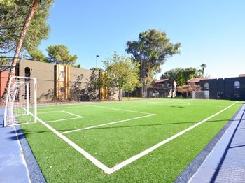 Soccer field at Mission Palms Apartments in Tucson, AZ